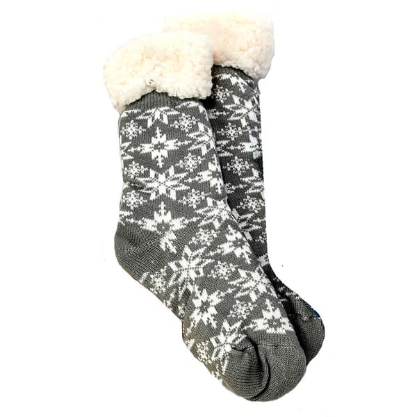 Womens Ella & Joy Sherpa Lined Lounge Socks