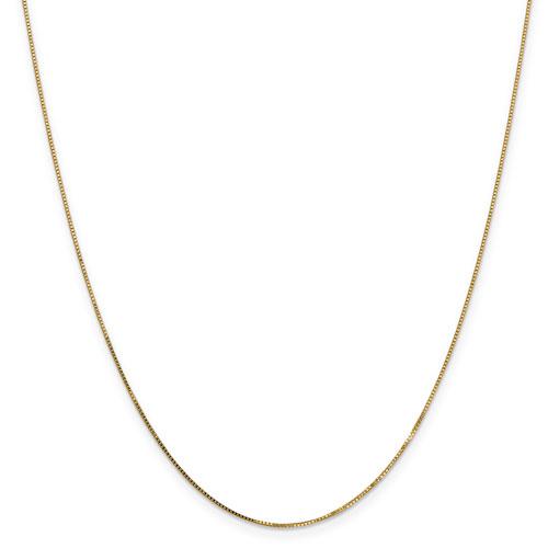 Gold Classics(tm) 14kt. Gold 18in. Box Chain Necklace