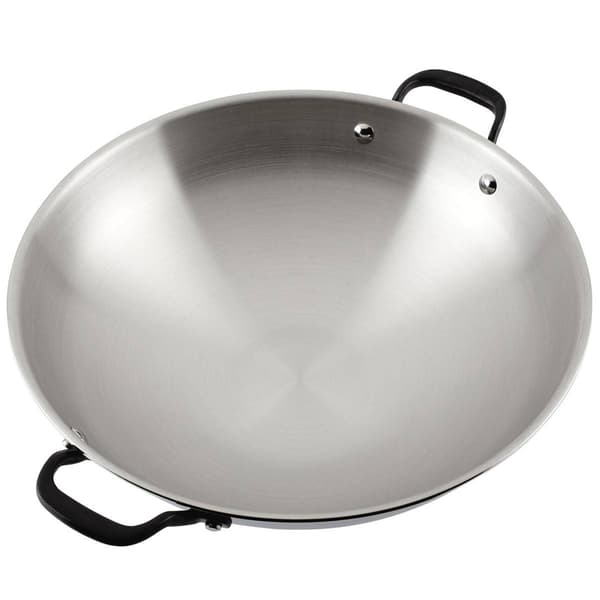 KitchenAid&#174; 15in. 5-Ply Clad Stainless Steel Wok