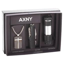 Mens Gentlemen''s Classics(tm) Necklace/Knife/Flashlight Set