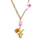 Betsey Johnson Tulip Pendant Necklace - image 2