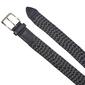 Mens Stone Mountain Fabric Stretch Belt - Black/Grey - image 1