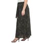 Plus Size NY Collection Tie Waist Faded Paisley Maxi Skirt - image 3