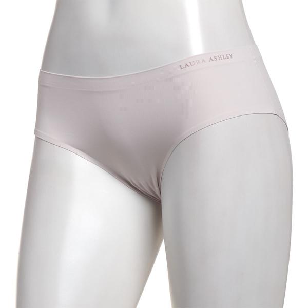 Womens Laura Ashley(R) Ribbed Laser Hipster Panties-LS8444BE