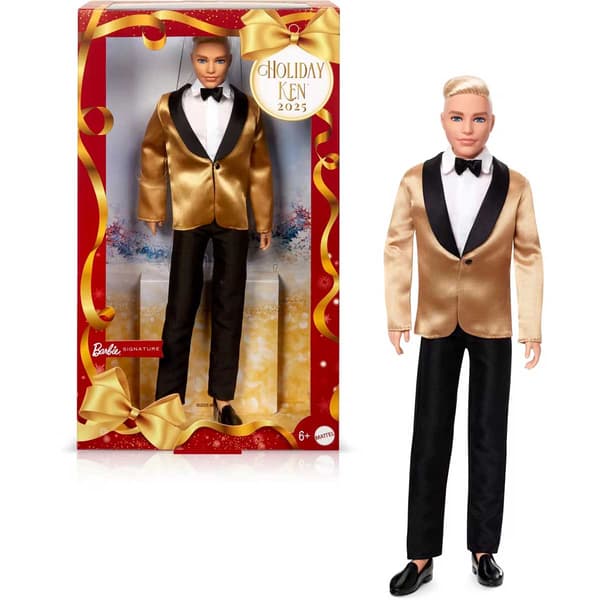 Barbie(R) 12in. Holiday Blonde Ken Doll
