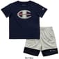 Boys &#40;4-7&#41; Champion&#174; Brand Graphic Logo Tee & Mesh Shorts Set - image 3