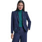 Womens Tommy Hilfiger Long Sleeve One Button Contrast Trim Blazer - image 1