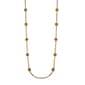 Roman Gold-Tone Jute Bead Long Necklace - image 1
