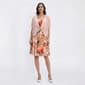 Womens Perceptions Short Sleeve Abstract Floral Jacket Dress - image 1