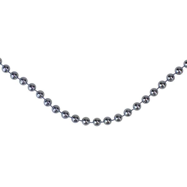 Northlight Seasonal Sky Blue Beaded Christmas Garland - image 