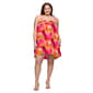 Plus Size 24/7 Comfort Apparel Multi Spaghetti Strap Mini Dress - image 1
