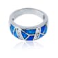 Gemstone Classics&#40;tm&#41; Created Opal & Cubic Zirconia Ring - image 1