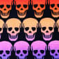 Betsey Johnson Skull Ombre Throw - image 3
