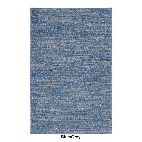 Nourison Essentials Two-Tone Indoor/Outdoor Area Rug