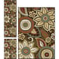 Tayse Majesty Zoey 3pc. Area Rug Set - Brown - image 1