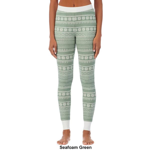 Womens Cuddl Duds&#174; Stretch Thermal Fair Isle Leggings