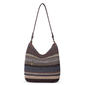 The Sak Sequoia Medium Crochet Hobo - Aspen Stripe - image 3