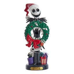 Kurt S. Adler 10in. Disney Jack Skellington w/ Wreath Nutcracker
