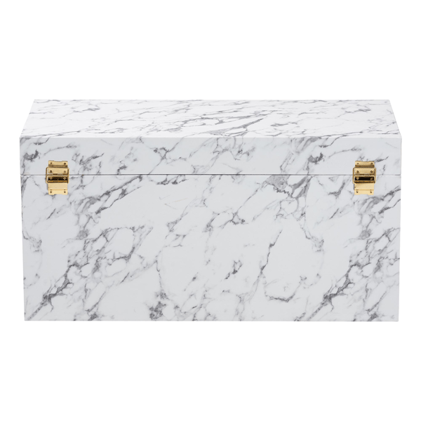 Baxton Studio Brenta Storage Trunk with Lift-Top Lid