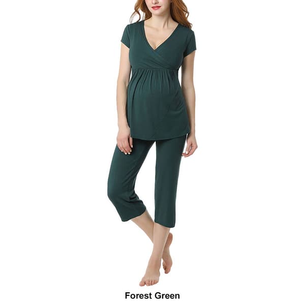 Womens Glow & Grow&#174; Maternity Nursing Pajama Set