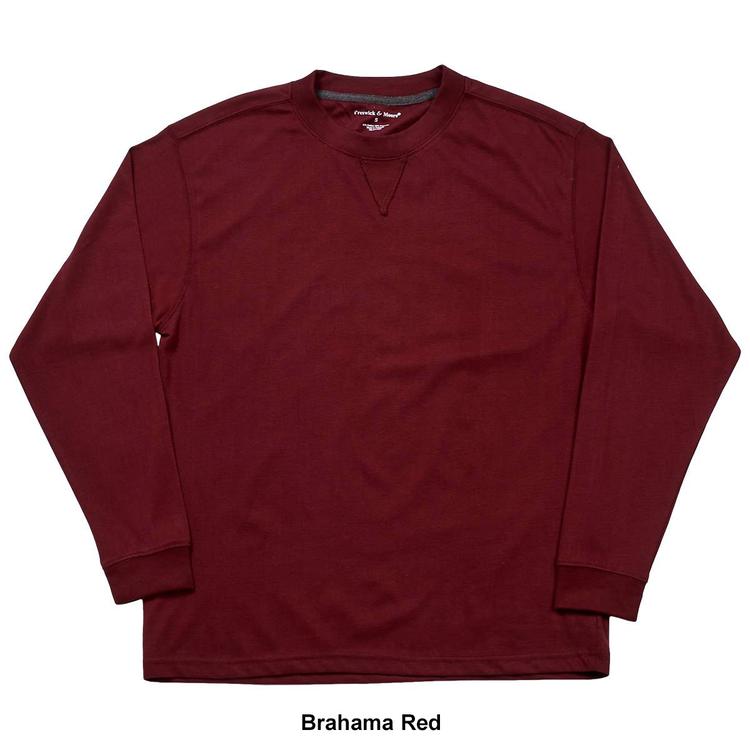Mens Preswick & Moore Long Sleeve V-Notch Sleep Shirt
