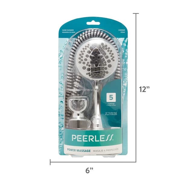 Peerless® 5 Setting Hand Shower Head