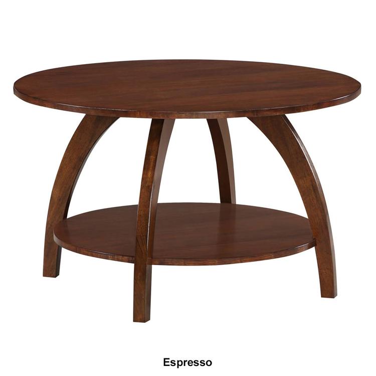 Convenience Concepts Aldrin Coffee Table with Shelf