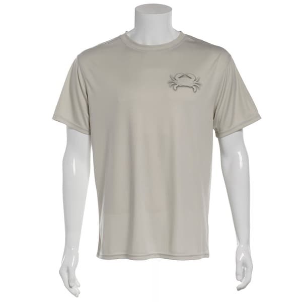 Young Mens SURFZONE(R) Short Sleeve Crab Rashguard - image 