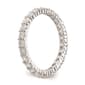 Pure Fire 14kt. White Gold Lab Grown Diamond Prong Eternity Band - image 4