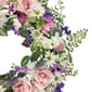 Northlight Seasonal Artificial Mixed Floral & Fern Spring Wreath - image 4