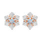 Enchanted Disney&#174; Lab Created Opal Snowflake Earrings - image 2