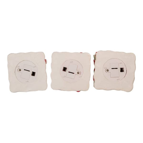 Kurt Adler 3.5in. LED Gingerbread Candy House Set of 3