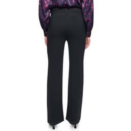Womens DKNY Faux Leather & Ponte Mix Media Pants