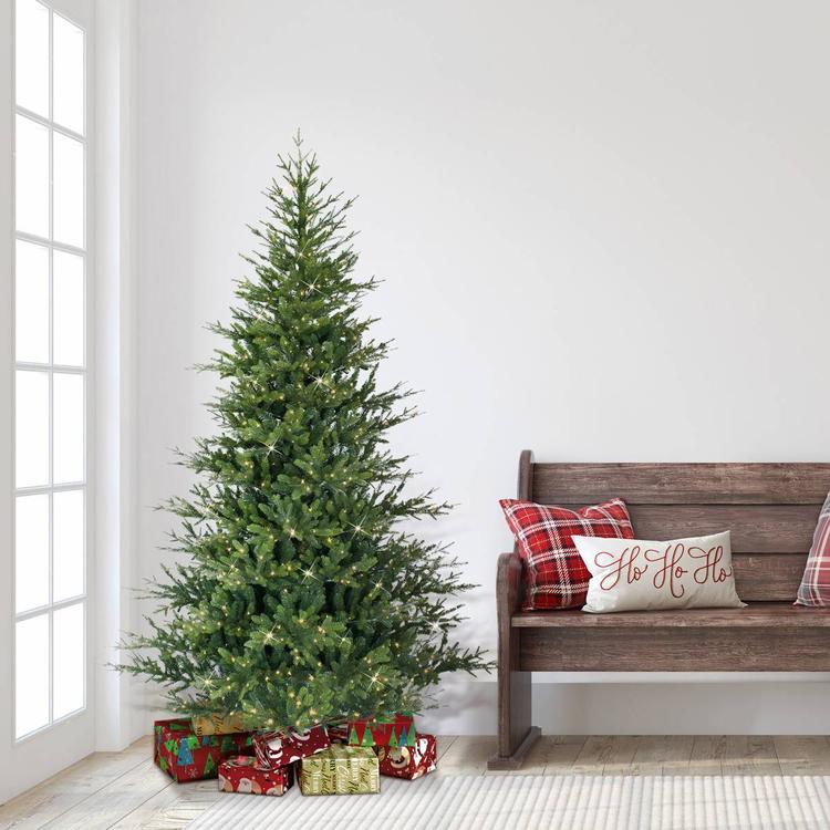 Puleo International 6.5ft. Pre-Lit Alberta Spruce Christmas Tree
