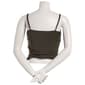 Juniors Madden Girl Mesh Lace Bustier Drape Neck Top - image 3