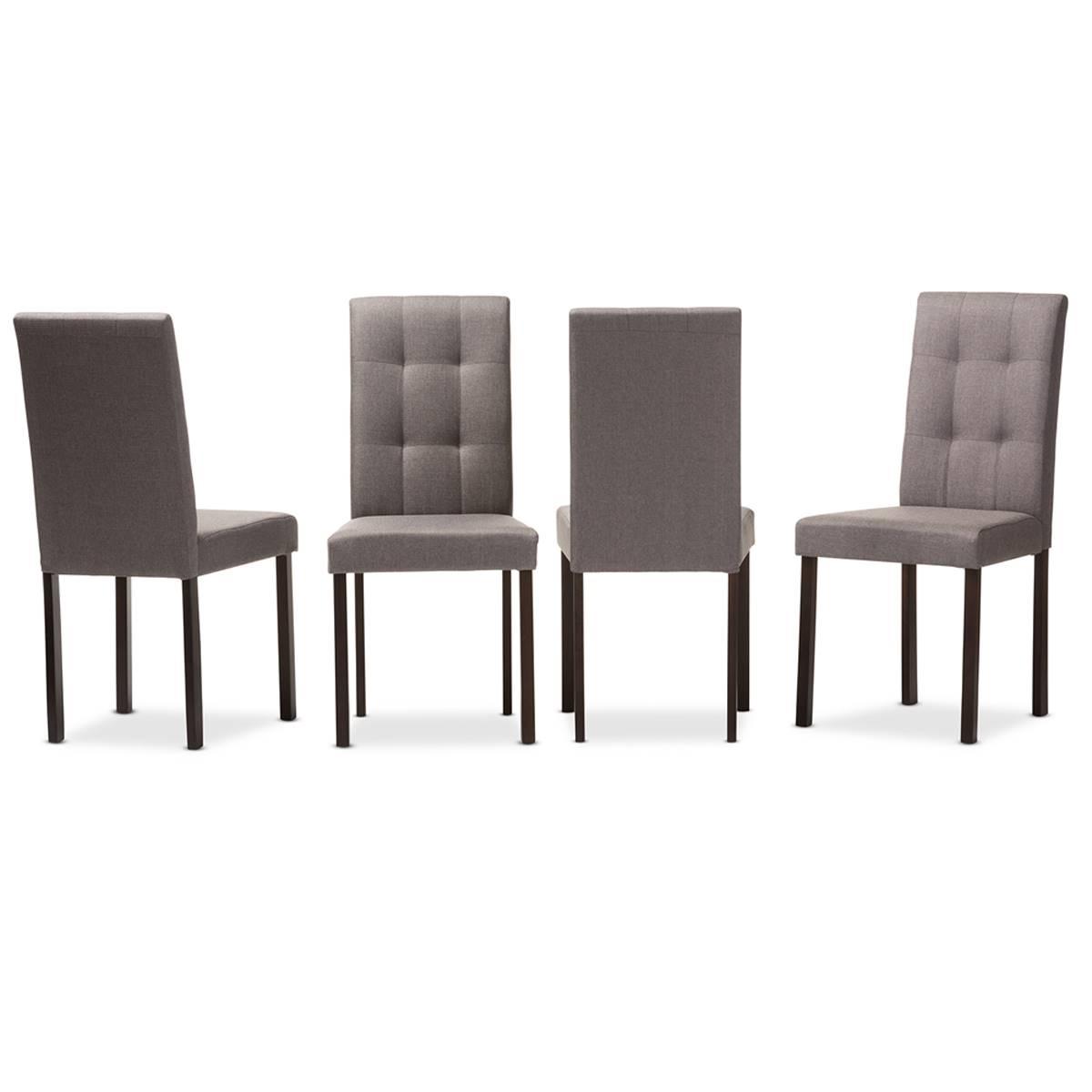 Baxton Studio Andrew 4pc. Dining Chair Set