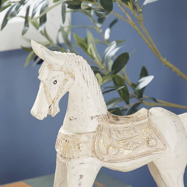 9th & Pike&#174; Wood Horse Vintage Sculpture