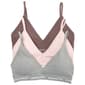 Womens Danskin 3pk. Seamless Ribbed Bralettes DS6657-3PKF - image 1