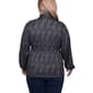 Womens NY Collection Empire Waist Button Front Cheetah Blouse - image 4