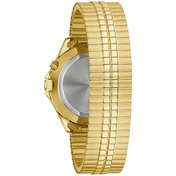 Mens Caravelle Gold-tone Stainless Luminescent Watch - 44C112