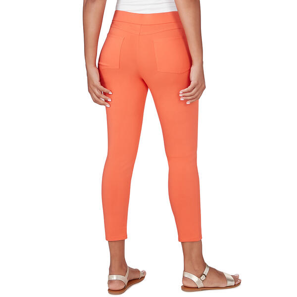 Womens Skye''s The Limit Coral Gables Solid Stretch Pants