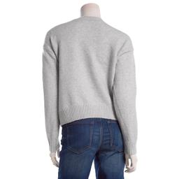 Juniors No Comment Mossy Ice Skates Sweater With Scrunchie