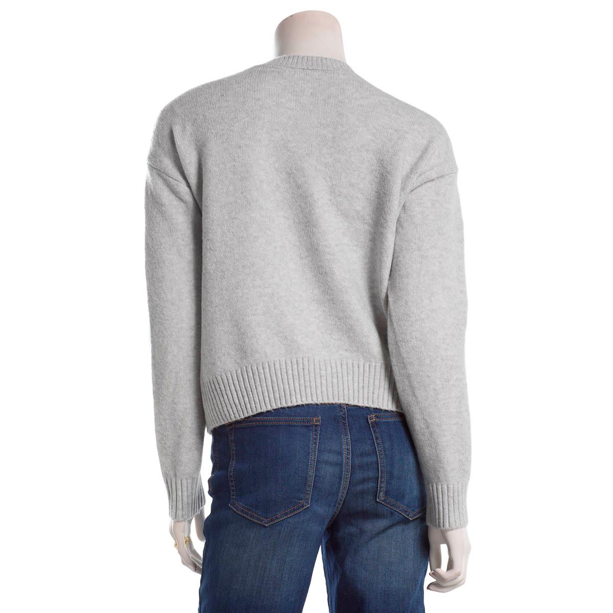 Juniors No Comment Mossy Ice Skates Sweater With Scrunchie