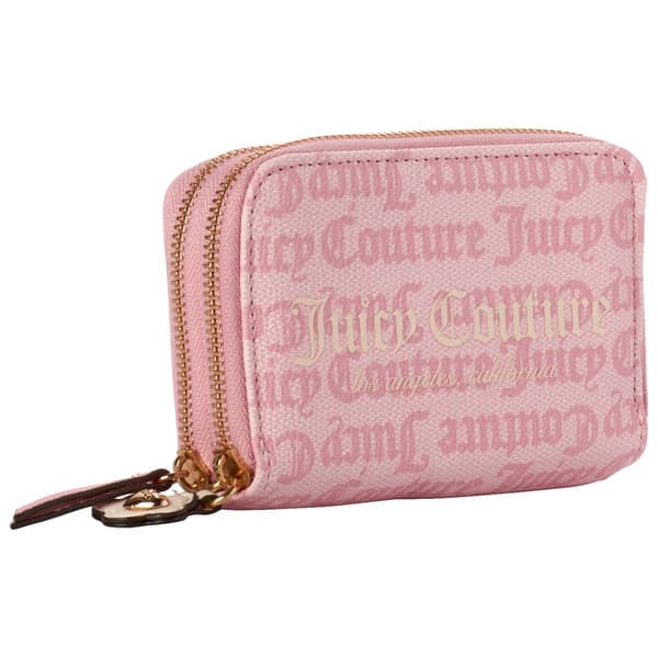 Womens Juicy Couture Summer Garden Double Zip Around Wallet