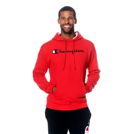 Mens Champion Graphic Powerblend(R) Pullover Hoodie Sweatshirt