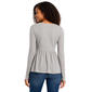 Juniors Madden Girl Long Sleeve Rib Henley Babydoll Top - image 2
