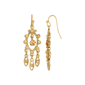 1928 Jewelry Light Colorado Chandelier Earrings - image 1