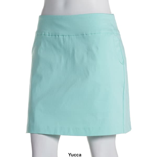 Womens Zac & Rachel Pull On Solid Skort