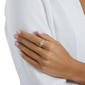 Athra 14kt. Gold over Brass CZ Halo Ring - image 3