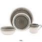 Baum Hearth 16pc. Splattered Dinnerware Set - image 2